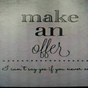 Make me an offer!